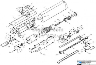 CAME ATI 3024 Swing door Explosion 